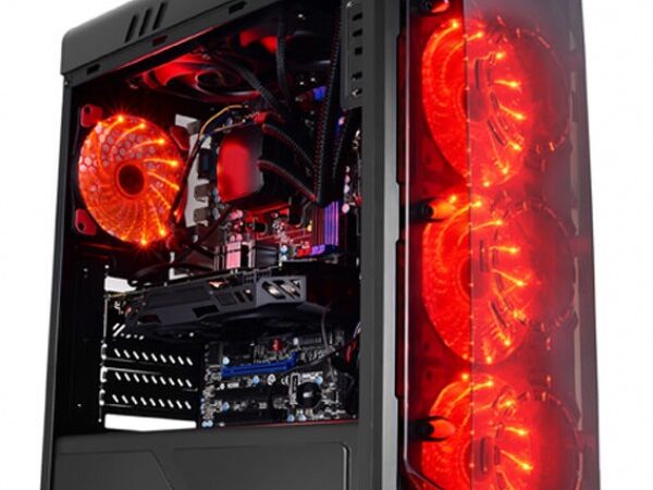 KUCISTE LC Power LC-988B-ON Red Typhoon w/o psu