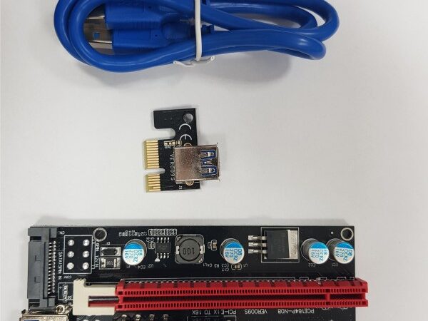 Adapter NoNAME USB Riser/Extender 3 konektora 009s