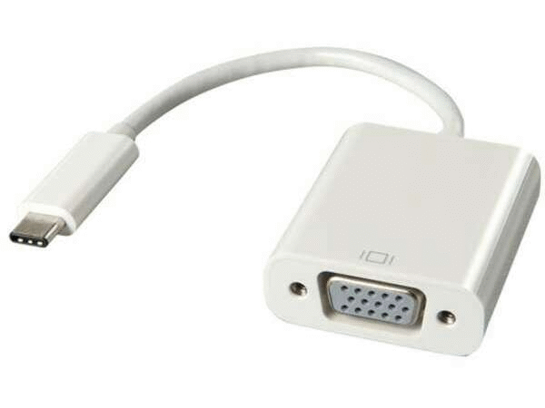 Adapter Stars Solutions Type c na VGA beli M/F