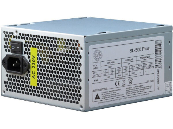 interTech PSU SL-500W(K) ATX Bulk