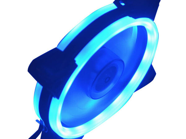 Ventilator Raptor F405 120x120mm LedBLUE DualRing sata connector