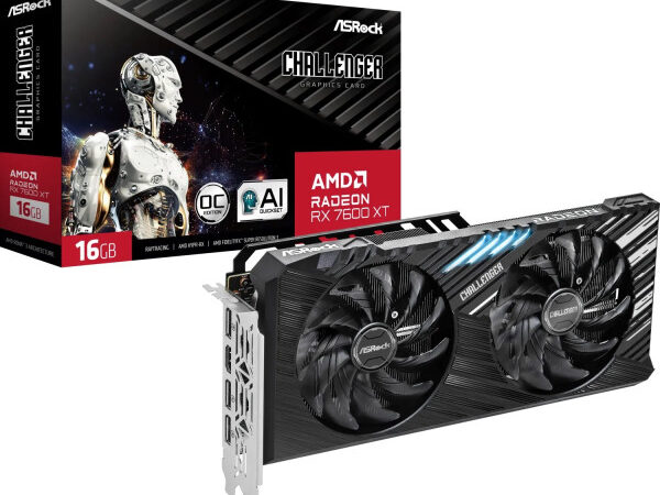SVGA Asrock Radeon RX 7600 XT Challenger 16G OC, RX7600XT CL 16GO