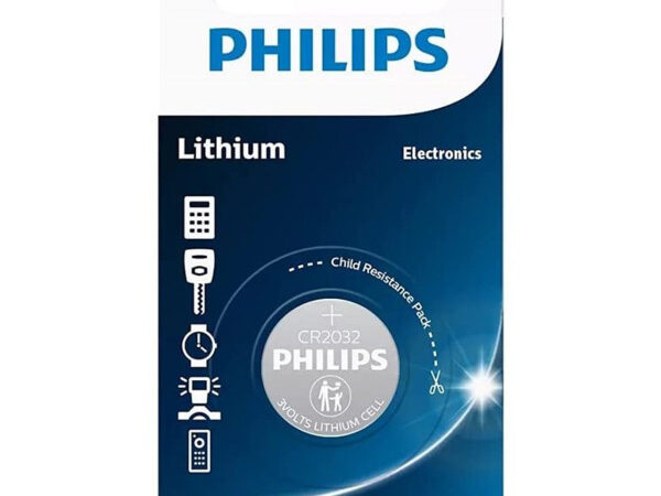 Baterija Philips CR2032 Litijum