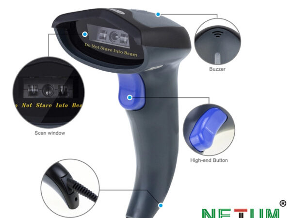 Skener barcode čitač NETUM NT-W3, 1D, USB ND2582