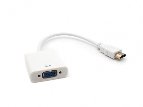 Adapter JWD HDMI-VGA M/F White