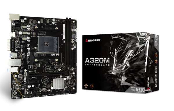 MB AM4 Biostar A320MH 2.0 2xDDR4/HDMI/VGA Outlet