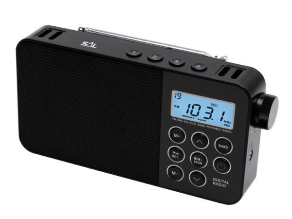 SAL Prenosni radio prijemnik RPR3LCD