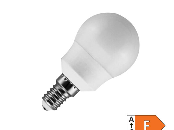 LED sijalica lopta toplo bela 8W