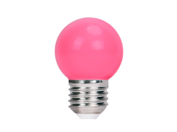 Set 5 kom. roze LED sijalica E27
