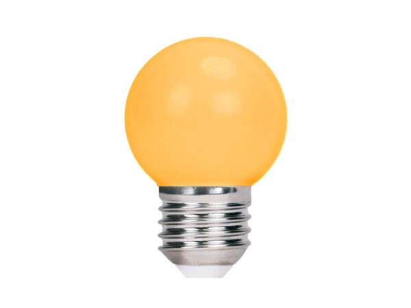 Set 5 kom. žutih LED sijalica E27