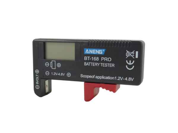 Tester baterija 1.5V(AA,AAA,C,D), 9V, 3.7V Li-Ion