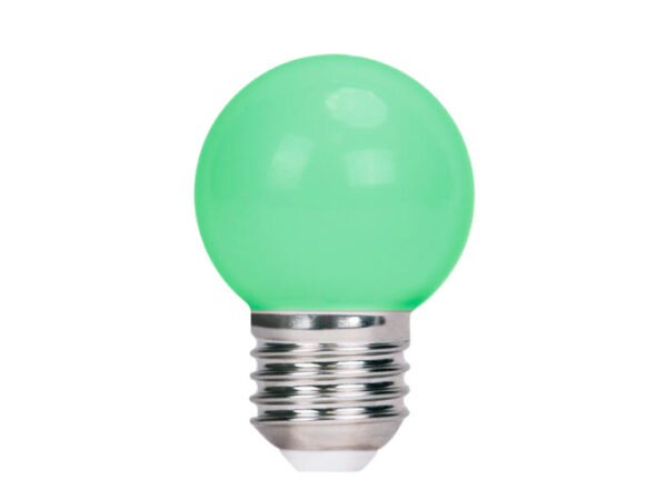 Set 5 kom. zelenih LED sijalica E27