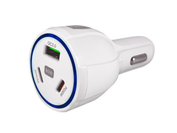 USB punjač iz upaljača automobila QC3.0+2xPD
