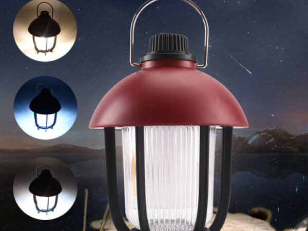 Prenosna LED punjiva lampa crvena