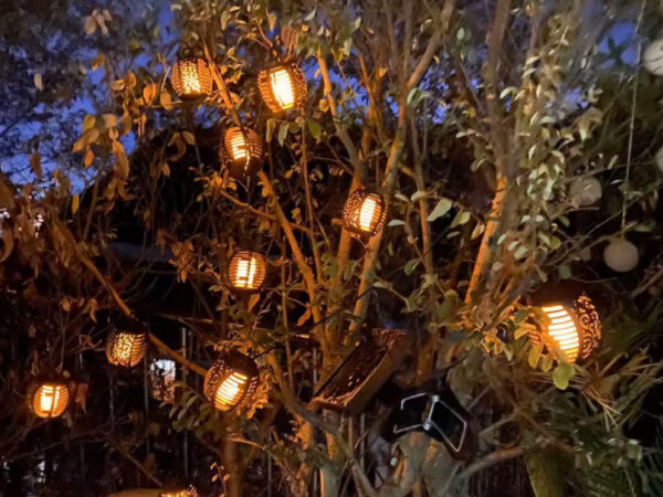 Solarni LED niz 2 m, 10 lampiona