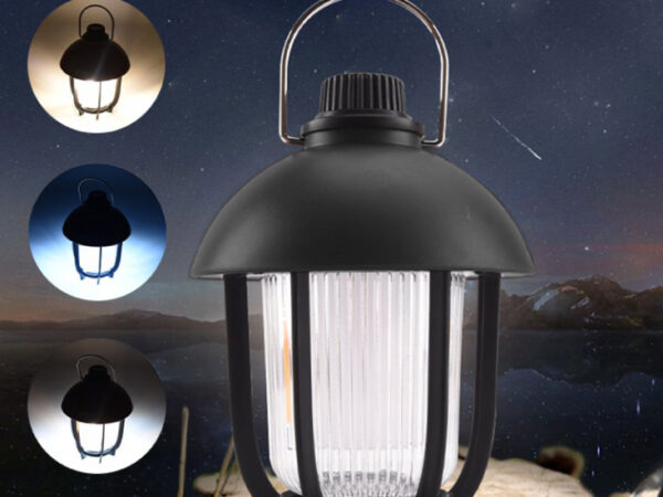 Prenosna LED Punjiva Lampa Crna