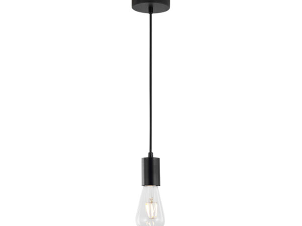 BRAYTRON crna visilica 1xE27