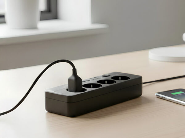 Razvodnik sa 4 mesta 2m 1.5mm2+pr. 4xUSB+tip C