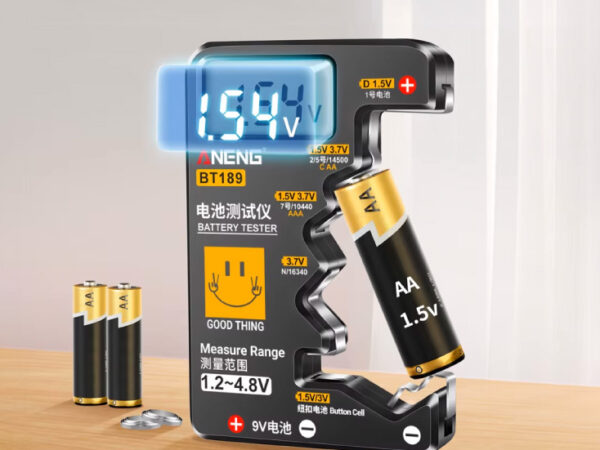 Tester baterija (AA,AAA,C,D),9V,Li-Ion,dugmaste