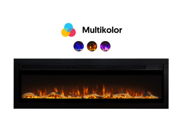 PROSTO električni 40" 2u1 multikolor kamin 2000W