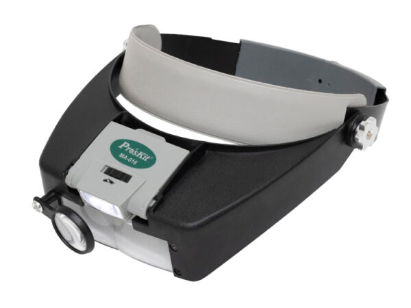 Naglavna lupa sa svetlom