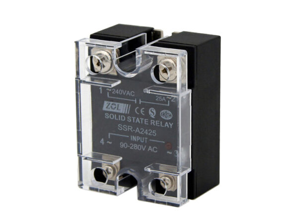 Solid state relej 1xF, 25A/240Vac, Uctr=90~280Vac