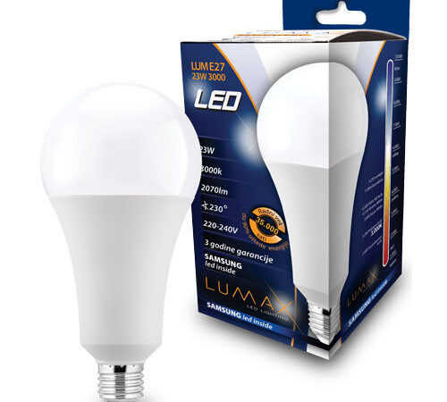 LUMAX Sijalica Led LUME27-23W 3000K 2070lm