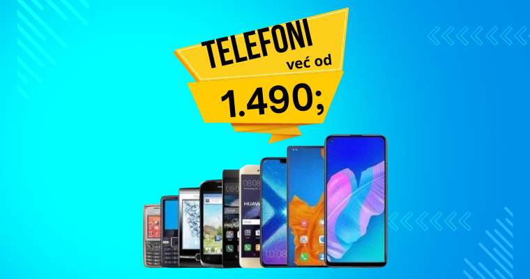 Istražite ponudu mobilnih telefona u prodavnicama tehnike Halabrin Decibel.