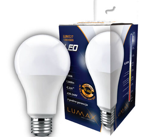 LUMAX Sijalica Led LUME27-13W 6500K 1280lm