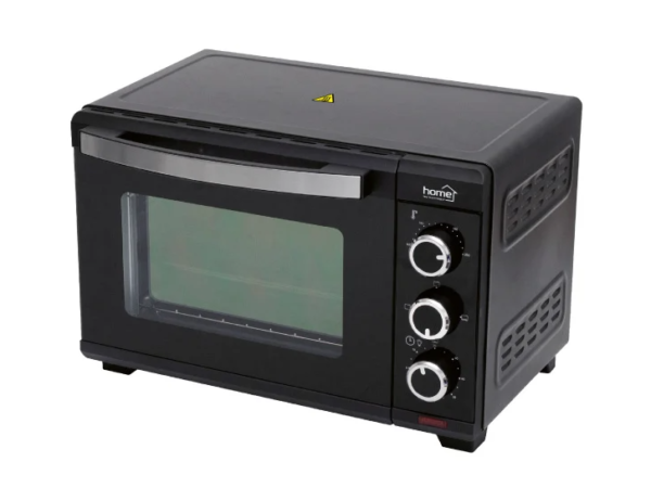 Mini pećnica HOME 19L sa termostatom i staklenim vratima u prodavnicama Halabrin Decibel