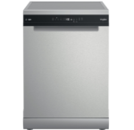 Mašina za pranje sudova WHIRLPOOL W7F HP43 X 60 cm inox – samostojeći model kapaciteta 15 kompleta.